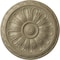 Ekena Millwork Kirke Ceiling Medallion (Fits Canopies up to 3 3/4"), Hand-Painted Gobi Desert, 15 3/4"OD x 5/8"P CM16KIGDF - alternate 1